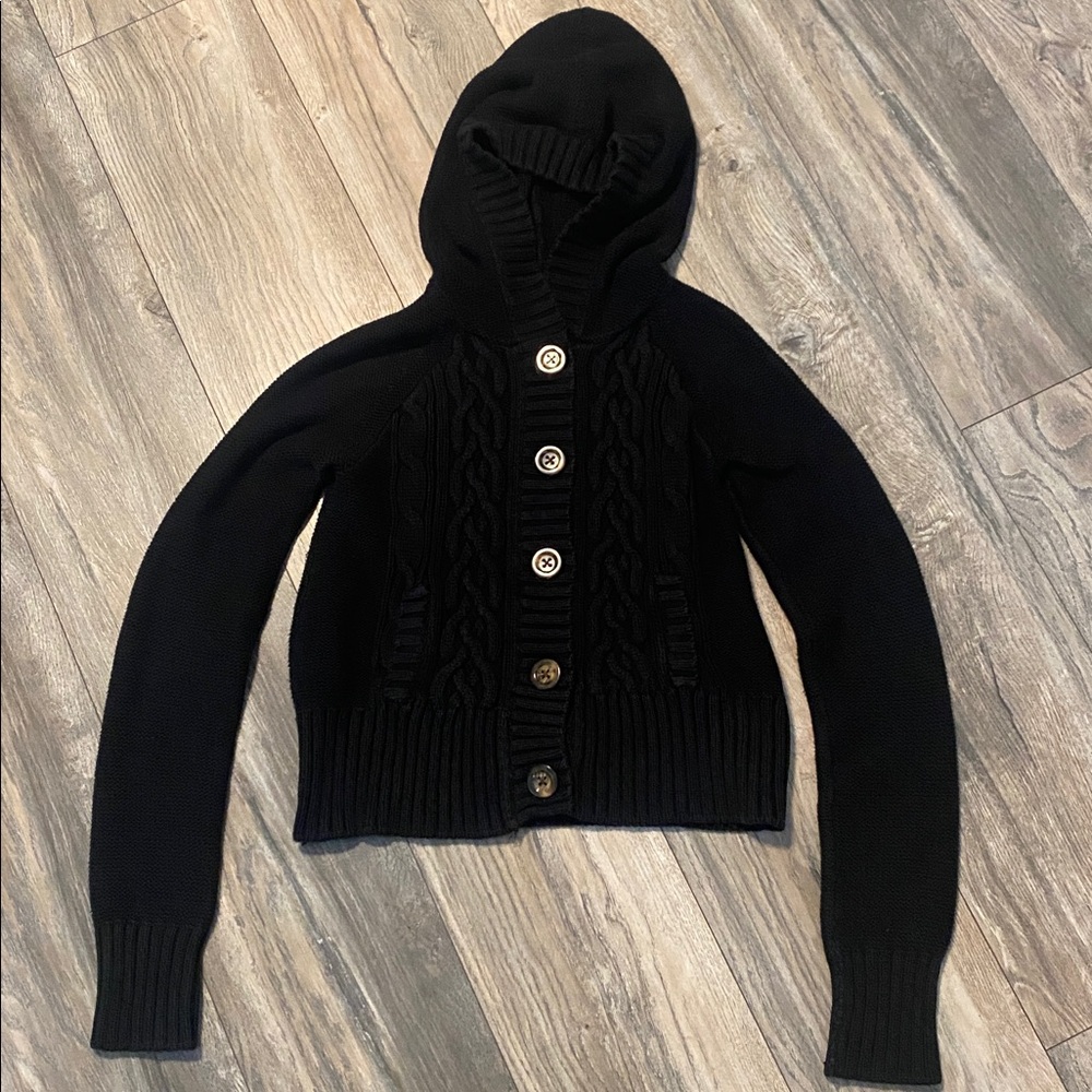 GAP Black Knit Cardigan